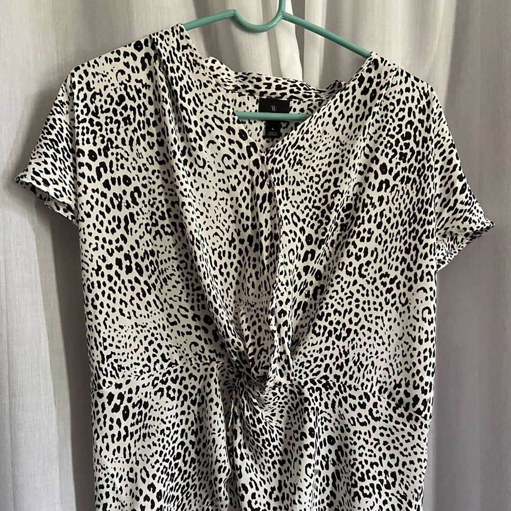 Worthington blouse leopard print